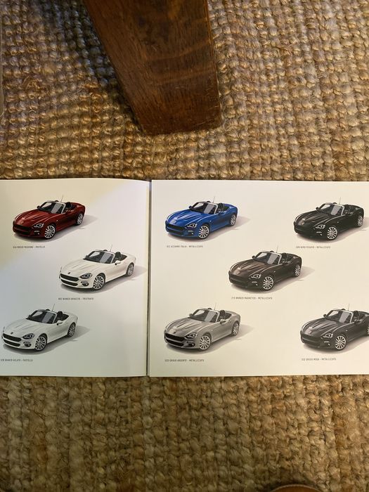 Catálogo brochura Fiat 124 spider