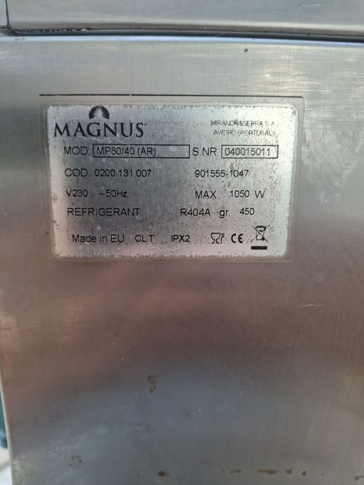 2 Máquinas Profissionais de Gelo – Magnus 80 kg/24h + NTF – Venda em Conjunto