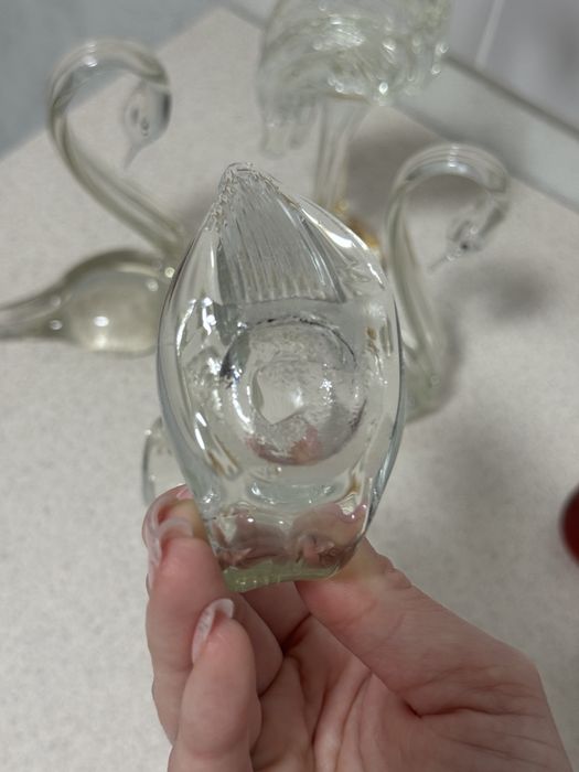 Лебеді  зі скла срср