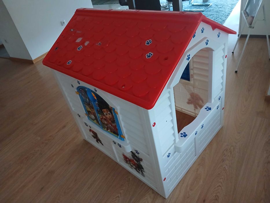 Casa de brincar patrulha pata e brinquedos de criança carrinhos/triciclo/bicicleta