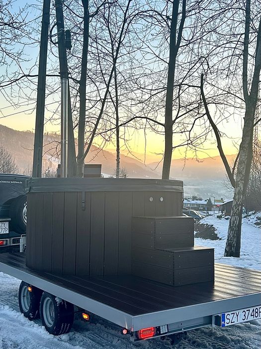 Mobilna balia, jacuzzi do wynajęcia