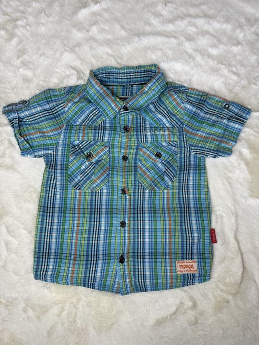 Koszula w kratke dla chłopca elegancka koszula