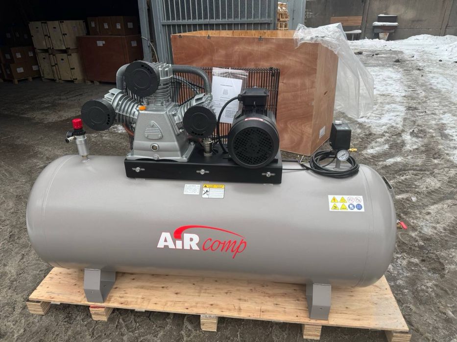 Компрессор AirComp  SB4/Ф‑500.LB75 ресивер 250 і 500 литоов! Гарантия!