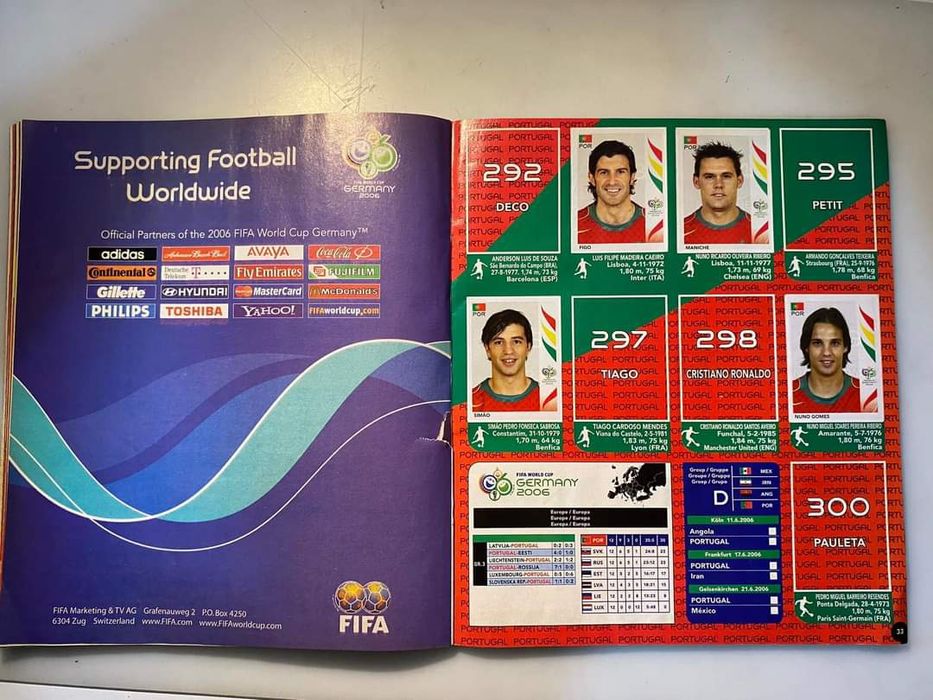 Caderneta Mundial 2006 Panini