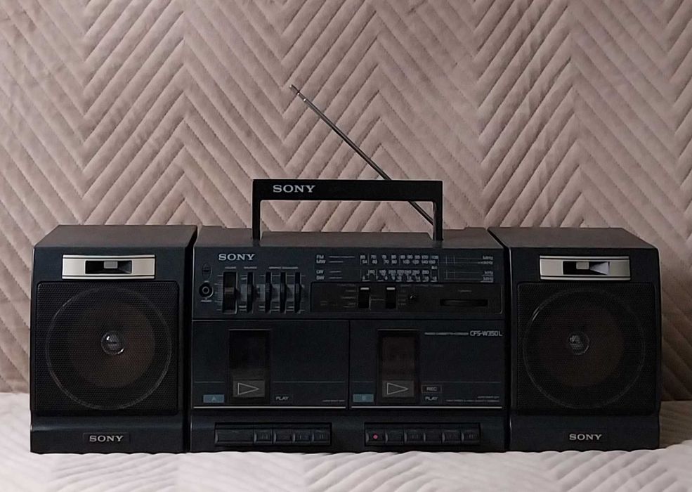 Radiomagnetofon SONY CFS-W350L w pięknym stanie, 100% sprawny!