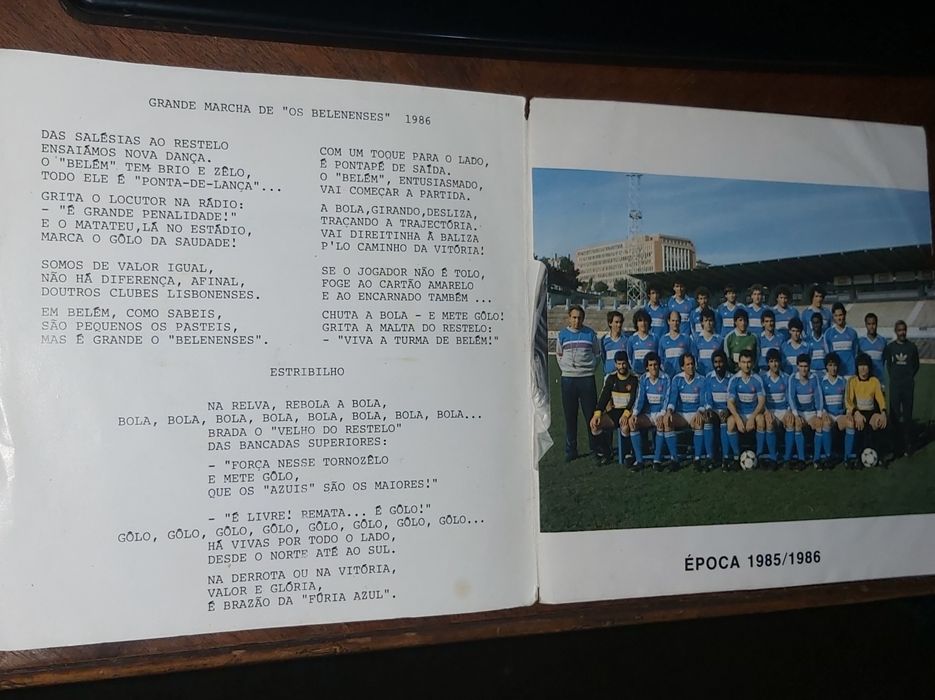 Vinil antigo da marcha do Belenenses