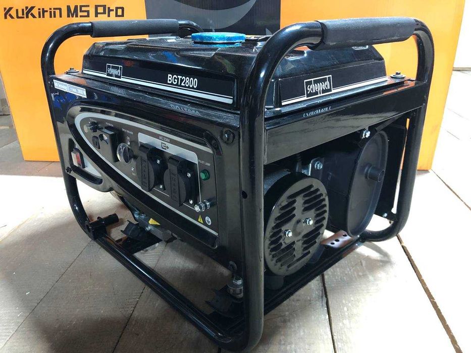 Генератор Scheppach BGT2800 – 2.8/2.5 кВт, бензиновий, 230V/12V