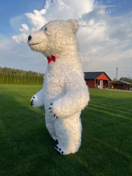 Biały Miś- kostium dmuchany 260