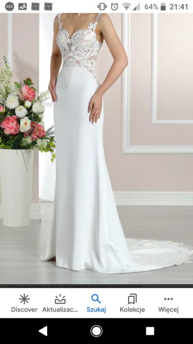 Piękna Suknia ślubna rozm. 36 (s)