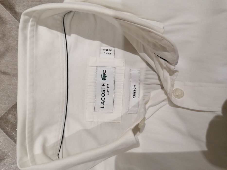 Camisa Lacoste Branca Tam. 40