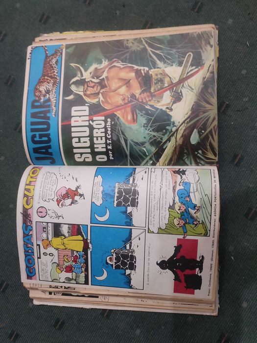 11 Revistas BD Jaguar Encadernadas num único volume