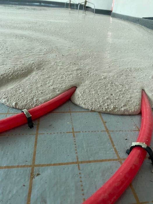 Posadzka anhydrytowa, pianobetony