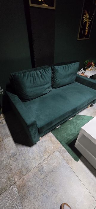 Sofa Bellis butelkowa zieleń