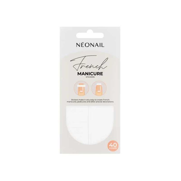 NEONAIL Szablony do french manicure 40 szt. - 02