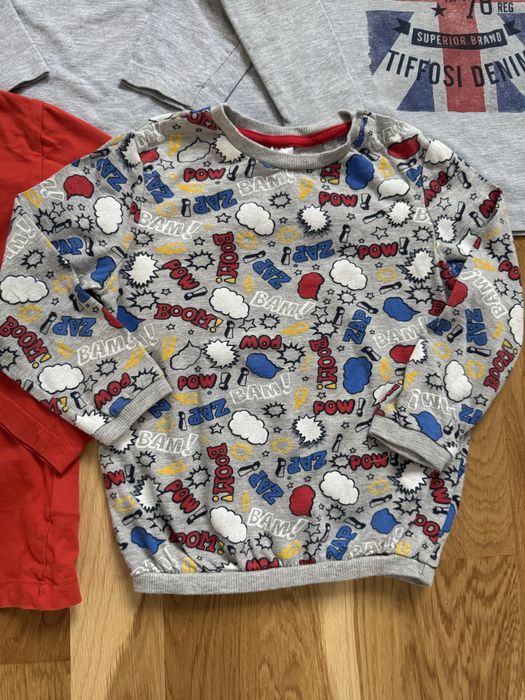 Bluzki długi rękaw r. 98/104 mix 5 szt peppa