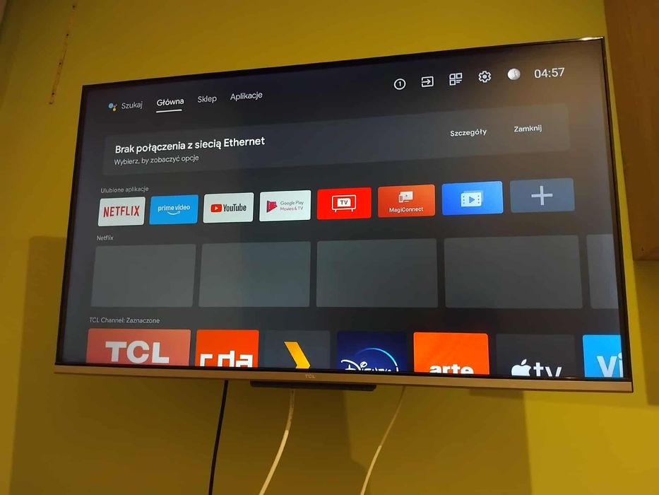 Telewizor TCL 4K Smart TV 43" 43p725