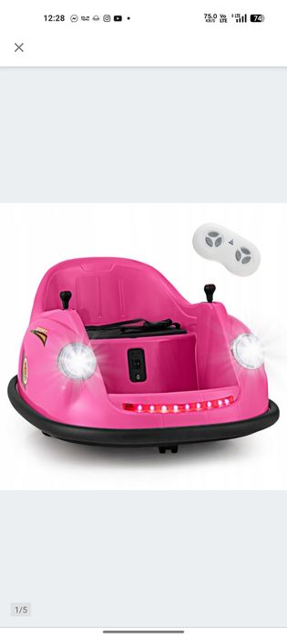 Elektryczny samochodzik jeździk dla dzieci 360°