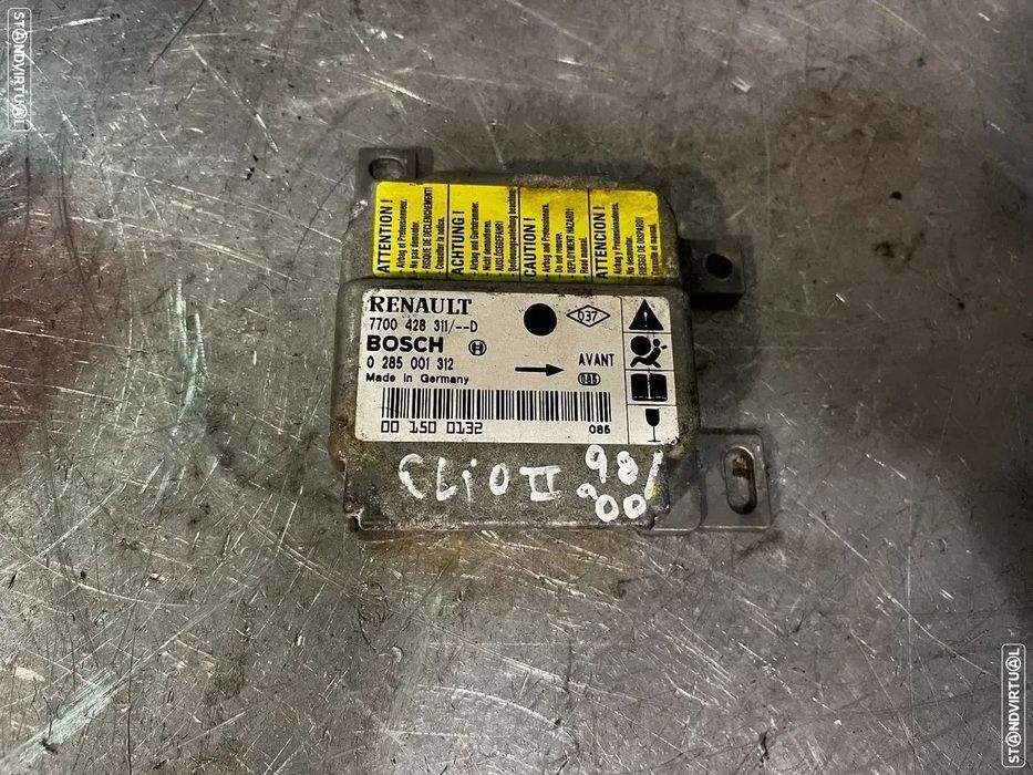 CENTRALINA DO AIRBAG RENAULT CLIO II 0285001312 7700428311