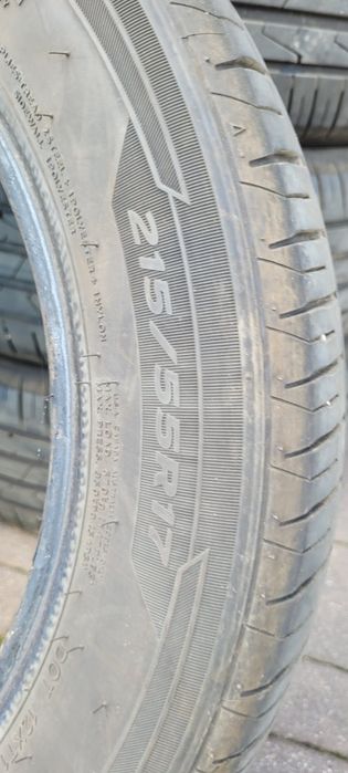 Opony letnie 215/55/17  hankook ventus prime 3 jak nowe