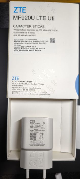 Hotspot Router 4G ZTE MF920U LTE Ufi desbloqueado