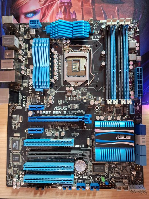 Материнская плата Asus P8P67 (s1155, Intel P67, PCI-Ex16)