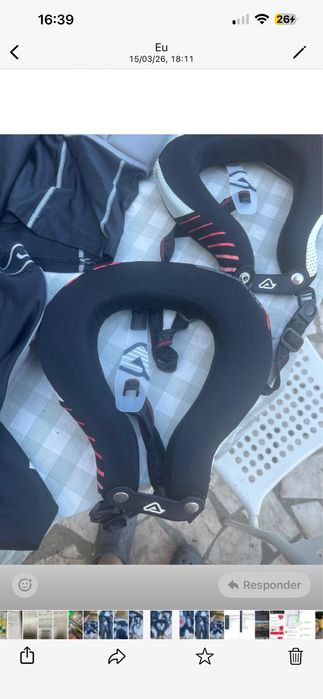 Roupa   btt usada - acessorios - caneleira