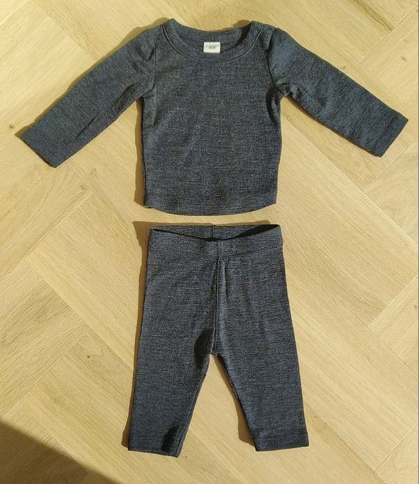 Komplet niemowlęcy 100% Welna H&M Rozmiar 56 Doskonały pod kombinezon