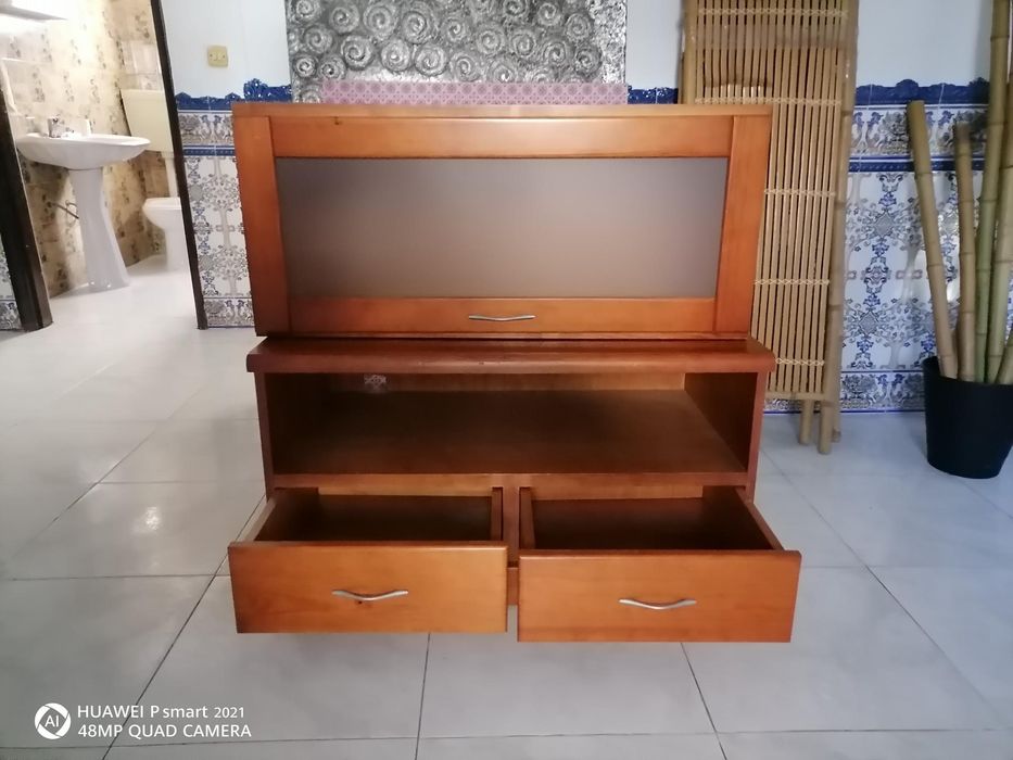 Vendo Móvel de TV e Móvel com porta de vidro
