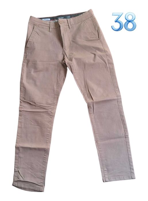 Calças Chino Castanho Tiffosi 38 (Homem)
