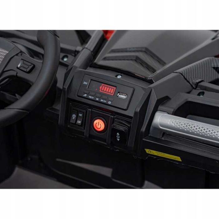 BUGGY UTV OFF-ROAD 4x4 Auto na Akumulator 24V 7Ah 4x200W EVA CZARNY