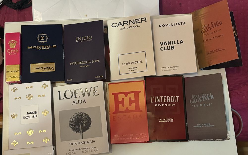 Zestaw zapachow Gritti, Initio, Mancera, Novellista, Montale i inne