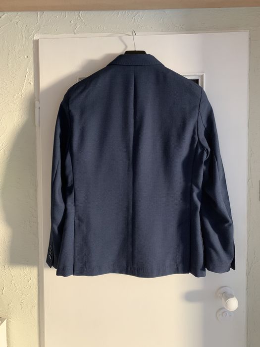 Marynarka męska letnia M/L S.Olivier Premium granatowa