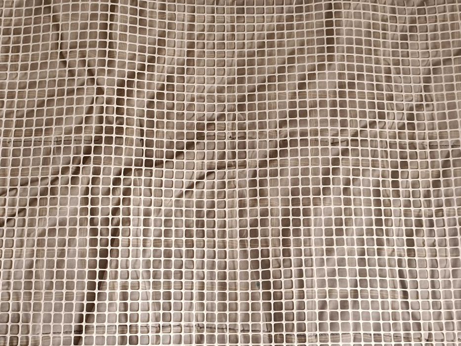 2 Redes de plástico grosso branco