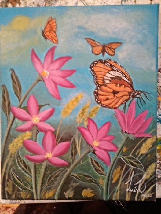 Pinturas em acrilico sobre tela