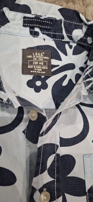 Koszule 140 dla chłopaka Reserved H&M