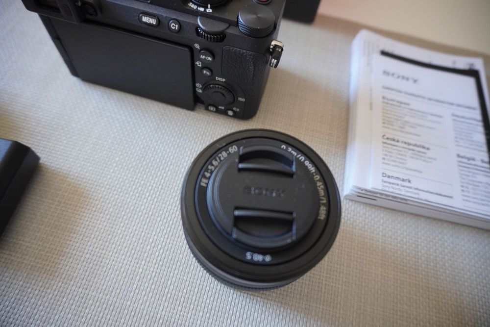 SONY A7CII com objetiva 28-45