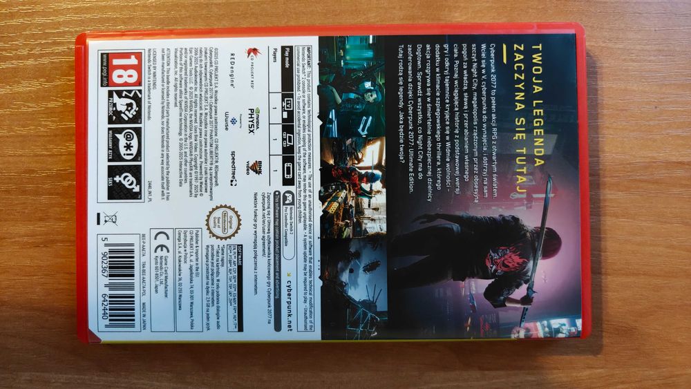 [NS2] Cyberpunk 2077 - Stan idealny, PL okładka