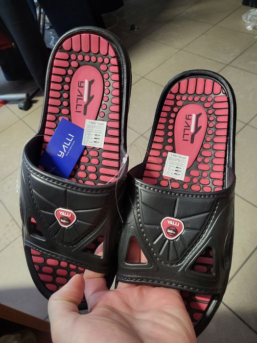 Klapki pantofle  męskie basenowe basen prysznic 47 nowe