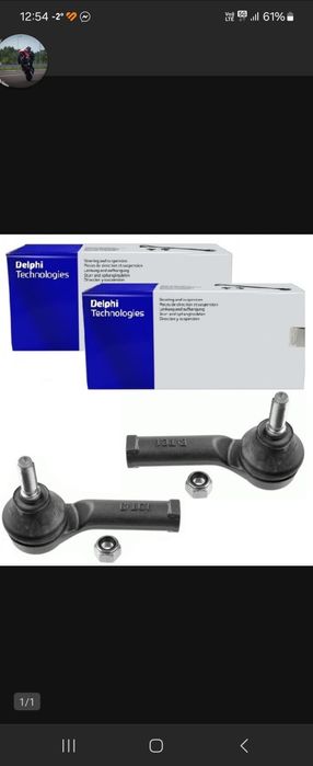 Zestaw 2x końcówka drążka