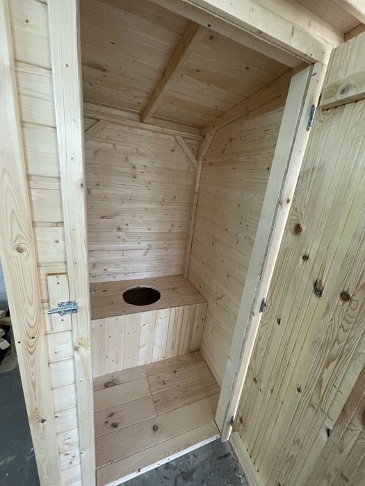 WC toaleta przenosna wychodek drewniany XXL