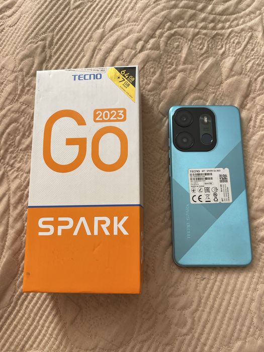 Телефон, смартфон Tecno spark go 2023 4/64(android, He iphone)