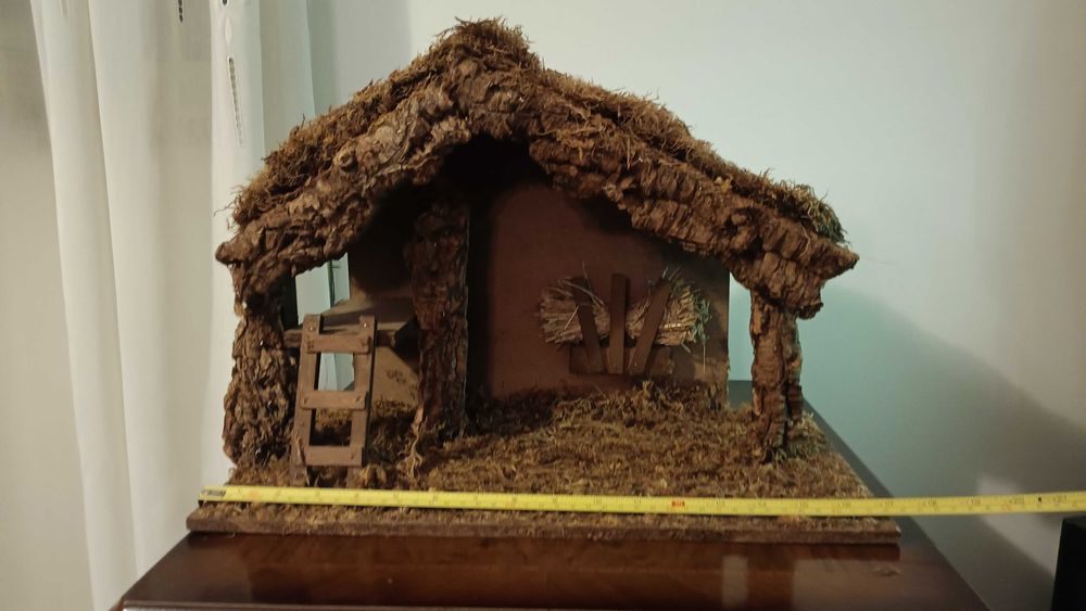 Cabana para presépio muito bem executada