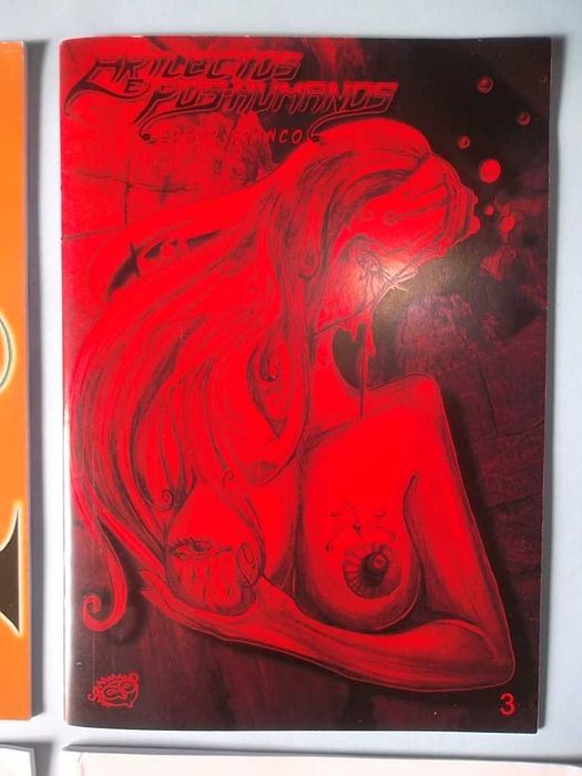 Edgar Franco : Artlectos e Pós-humanos Nº 1 a 4 - Ed Marca de Fantasia