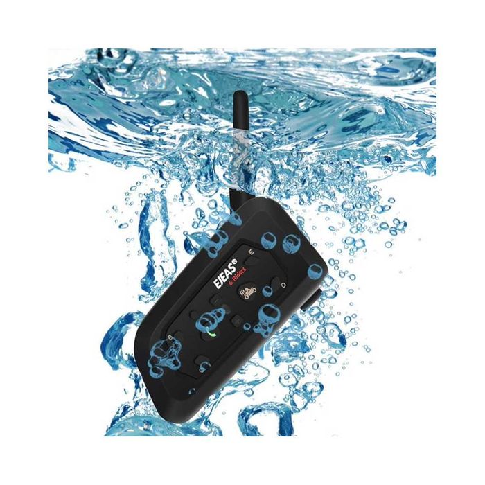 Intercomunicador Bluetooth EJEAS V6 Pro+ – Capacete Moto – IP67