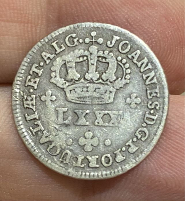 Moeda 234 -  Tostao 100 Reis D JOAO P REGENTE