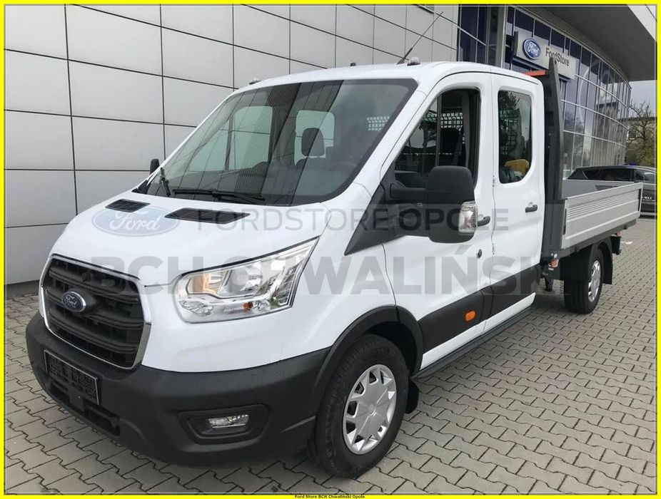 Ford TRANSIT L4 Skrzynia D/CAB  Transit D/Cab 2.0 155 KM RWD Skrzynia otwarta / Hak / kamera / Tempoma