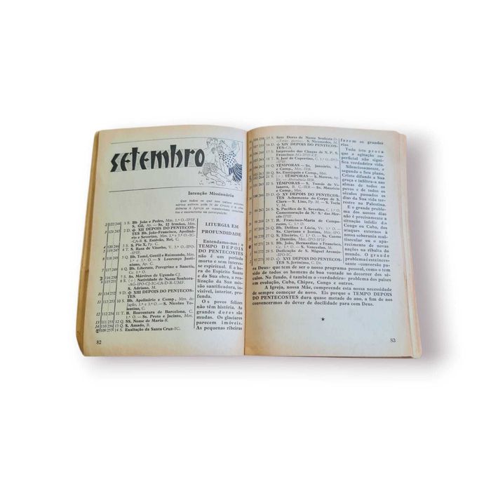 Almanaque Santo António – Edição1962 – Editorial Franciscana Braga
