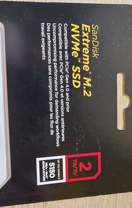 SSD SanDisk Extreme M.2 NVMe 2tb