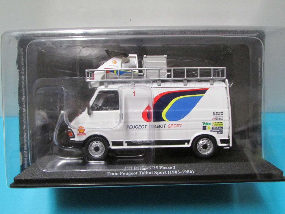 Citroen C35 phase2 (team Peugeot) - coleção carrinhas assistência rali