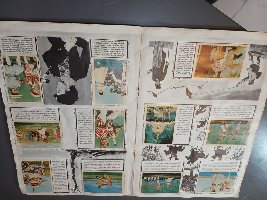 Coleção de 62 cromos do filme Mary Poppins da Walt Disney de 1966 completa . Usada com desgaste